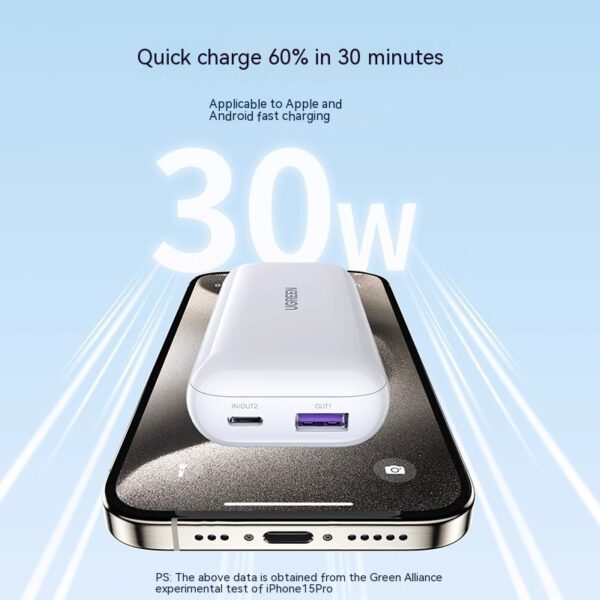 30W Fast Charge 10000 MA Power Bank - Image 4