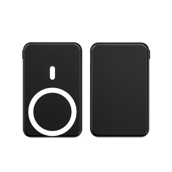 Small Portable Power Bank Magnetic Absorption Wireless Fast Charge - Image 2