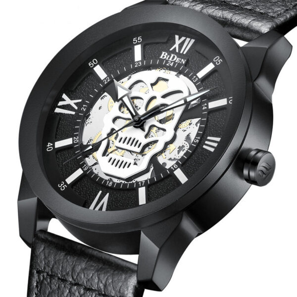 Biden Men's Hollow Quartz Watch Men's Watch Men's Watch Casual - Image 3