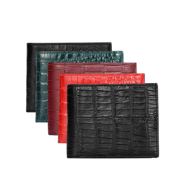 Genuine Leather Men's Portable Business Casual Ultra-thin Short Wallet - Image 2