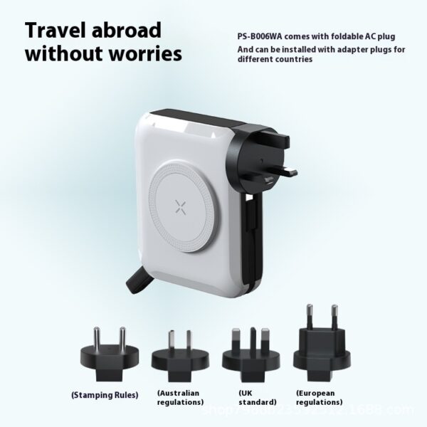 New 65W Multifunctional Magnetic Suction Travel Charger Wall Charging Power Bank For Laptop Computer Power Bank - Image 4