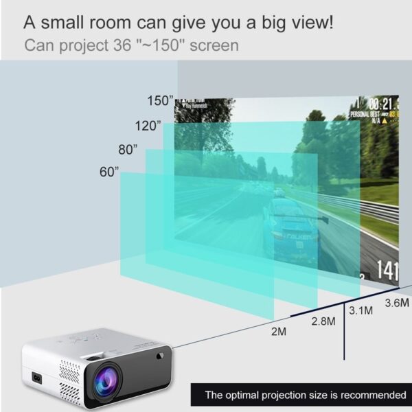 Business Office Home Screen Projector - Image 3