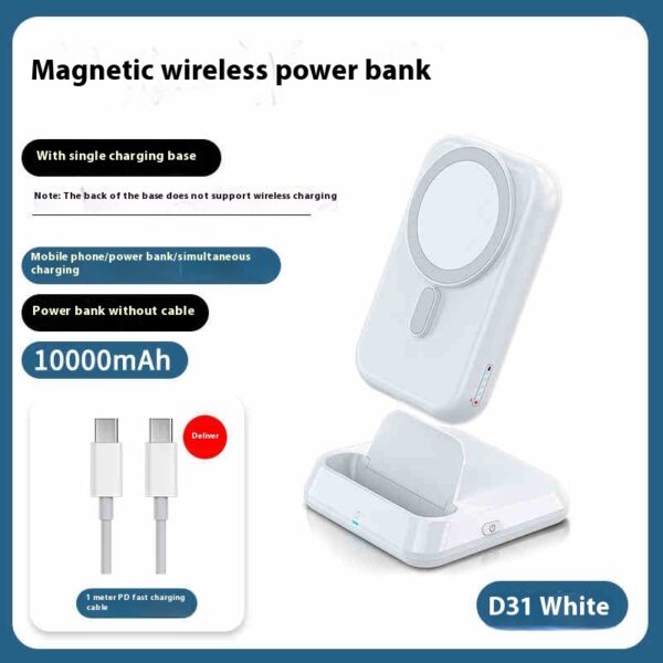 Ultra-thin Compact Portable Magnetic Wireless Power Bank - Image 9