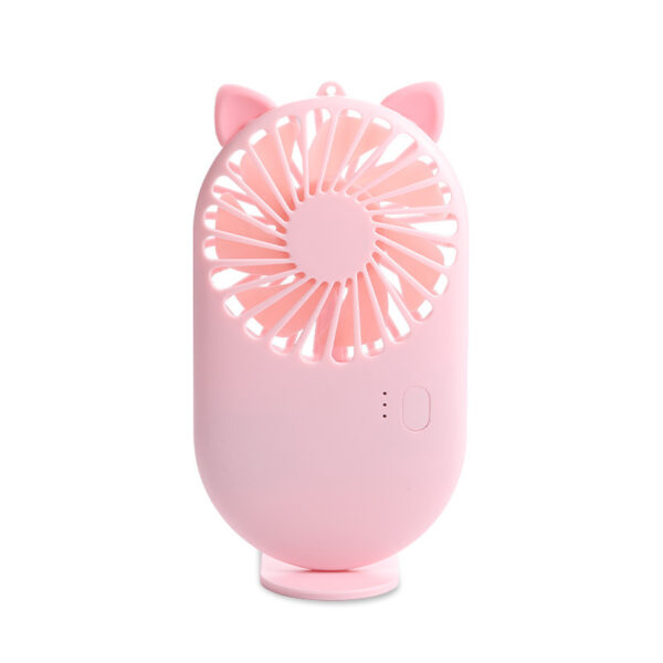 Summer 1pc Cute Portable Mini Fan Handheld USB Chargeable Desktop Fans 3 Mode Adjustable Summer Cooler For Outdoor Travel Office - Image 7