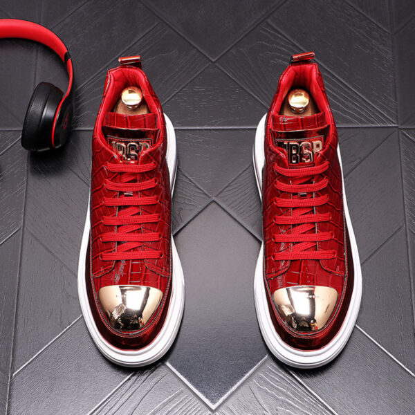 High-Top Shoes Fashion All-Match Trendy Men's Casual Short Boots - Image 3