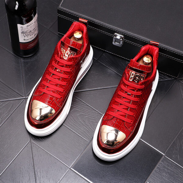High-Top Shoes Fashion All-Match Trendy Men's Casual Short Boots - Image 4