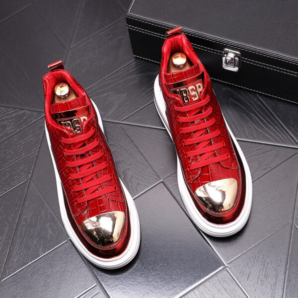 High-Top Shoes Fashion All-Match Trendy Men's Casual Short Boots - Image 6