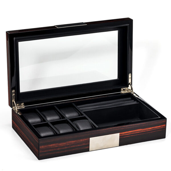 Watch Box Storage Box Ebony Box Exquisite Classical Storage - Image 4