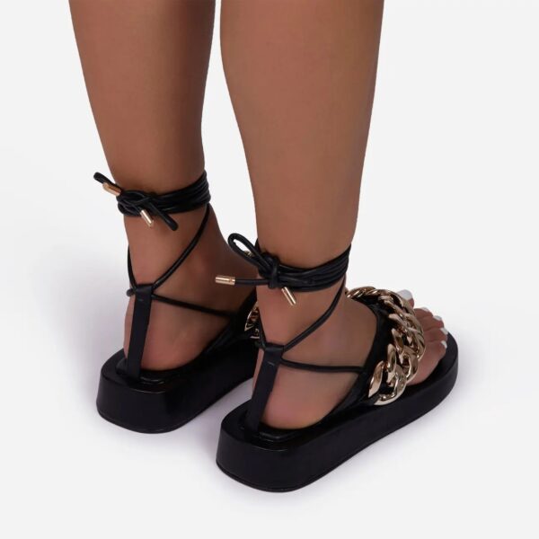 Women Sandals Platform Slippers Fashion Open Toe Sandalias Summer Fashion Ankle Strap Woman Sandals Ladies Thick Shoes - Image 5