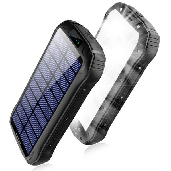 Solar Power Bank 26800Mah Outdoor Emergency Highlight Camping Light Waterproof, Dust-Proof And Fall-Proof Power Bank - Image 4