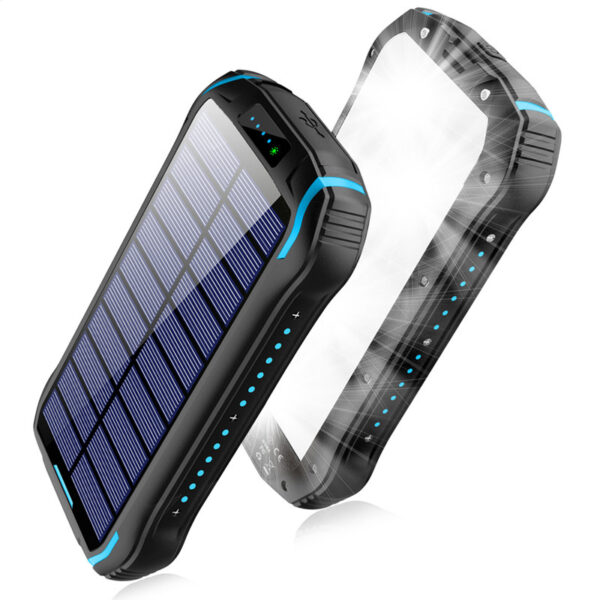 Solar Power Bank 26800Mah Outdoor Emergency Highlight Camping Light Waterproof, Dust-Proof And Fall-Proof Power Bank - Image 3