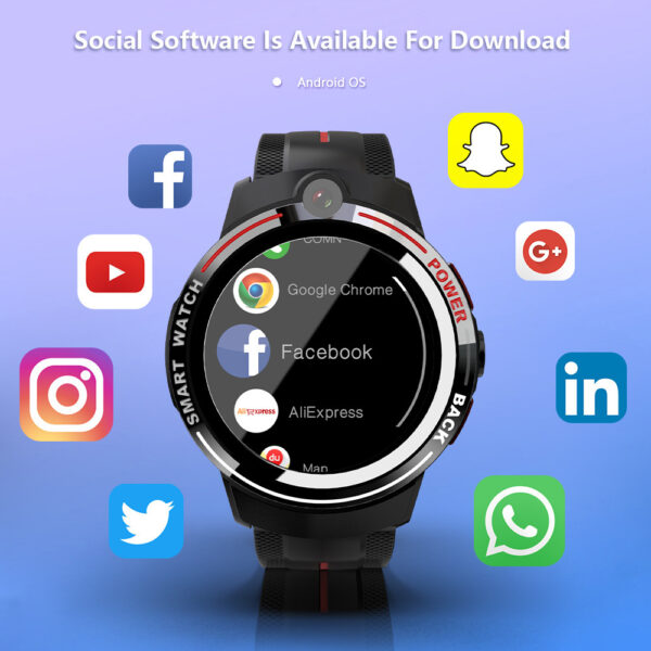 Smart watch 4g full Netcom ceramic bezel - Image 3
