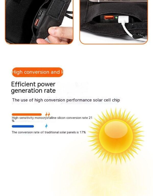 Solar Charging Board Panel Outdoor Power Bank Portable - Image 10