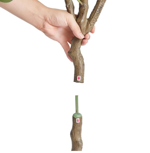 Artificial Eucalyptus Tree, 6 FT Tall Faux Plant, Secure PE Material & Anti-Tip Tilt Protection Low-Maintenance Plant, Lifelike Green Fake Potted Tree For Home Office Decor Indoor Outdoor - Image 6
