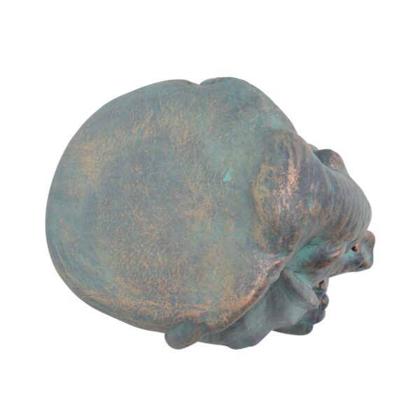 Elephant Garden Stool, Copper Patina - Image 3
