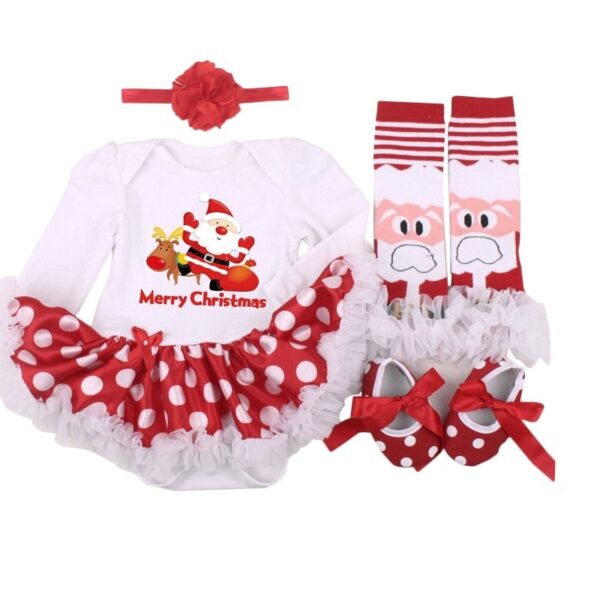 Four-piece Christmas Gift Newborn Clothing Set Baby - Image 4