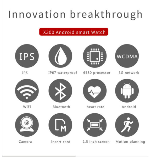 X300 H1 round screen smart watch - Image 3