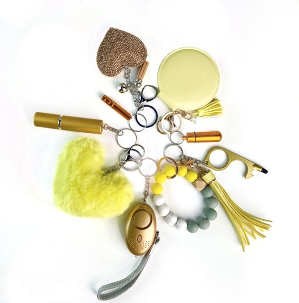 Ball Bead Bracelet Key Chain Perfume Bottle