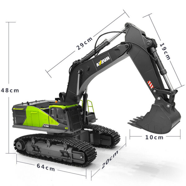 Alloy Excavator 22 Channel Excavator Oversize Model - Image 5