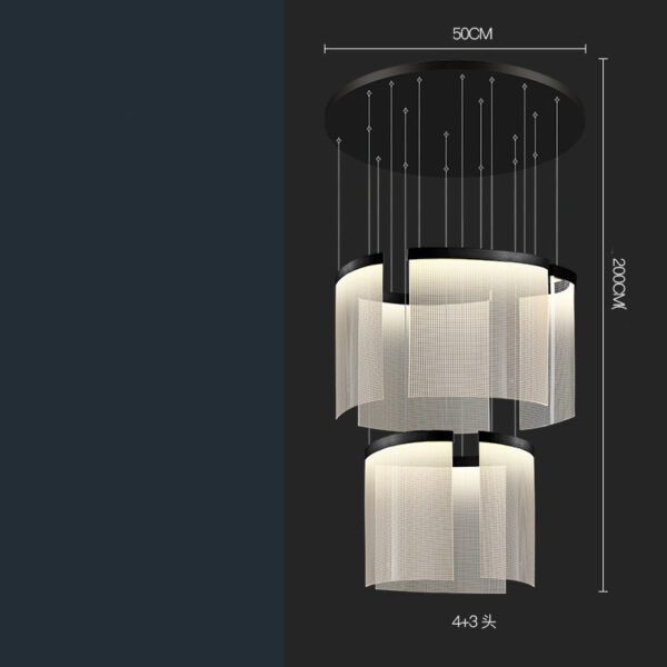 Villa Duplex Large Chandelier Living Room - Image 6