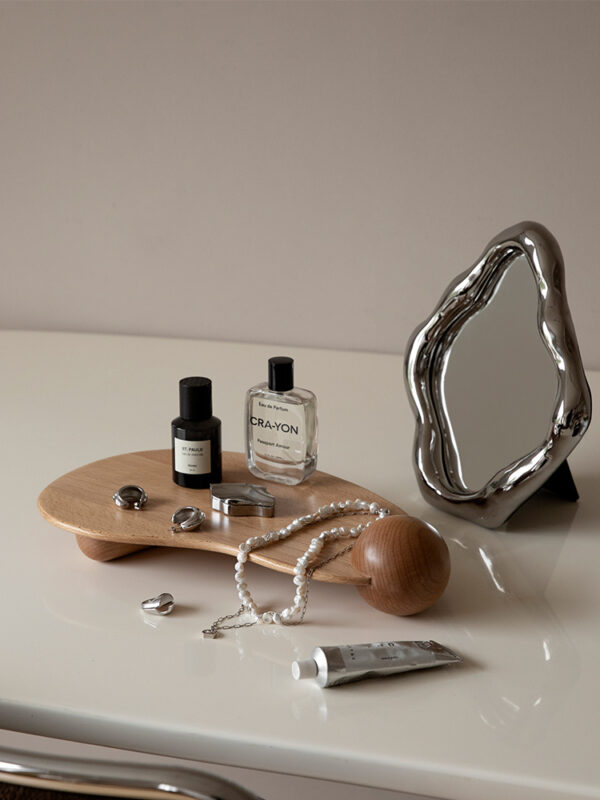 Solid Wood Bread Wooden Aromatherapy Tray Light Luxury Perfume Decoration - Image 4
