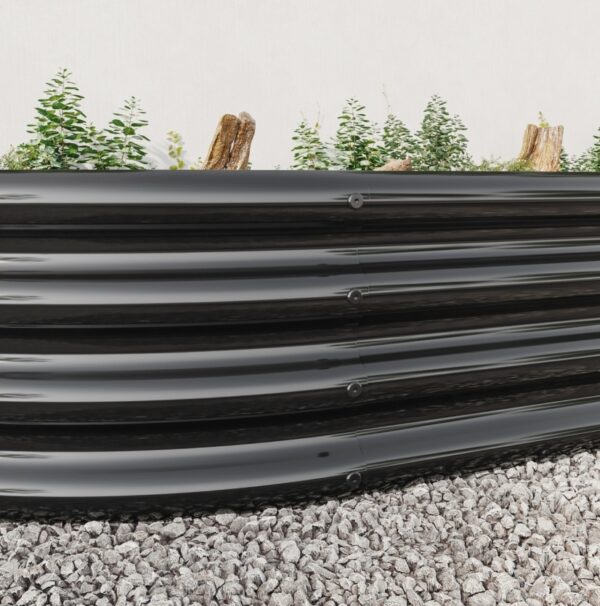 Oval Metal Elevated Garden Bed - Image 5