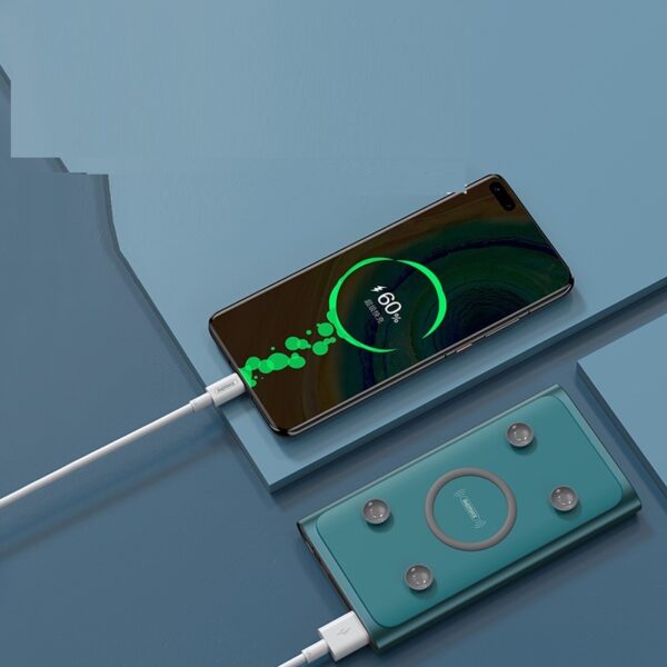Sucker 22.5W Fast Charging 15W Wireless Charging Power Bank - Image 2