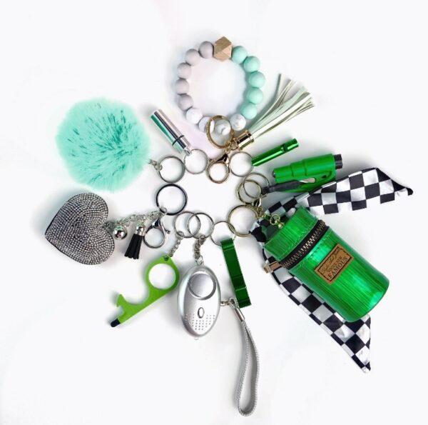 Ball Bead Bracelet Key Chain Perfume Bottle - Image 4