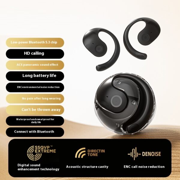 AI Translation Small Coconut Ball Wireless Bluetooth Headset Ear-mounted Headset - Image 4