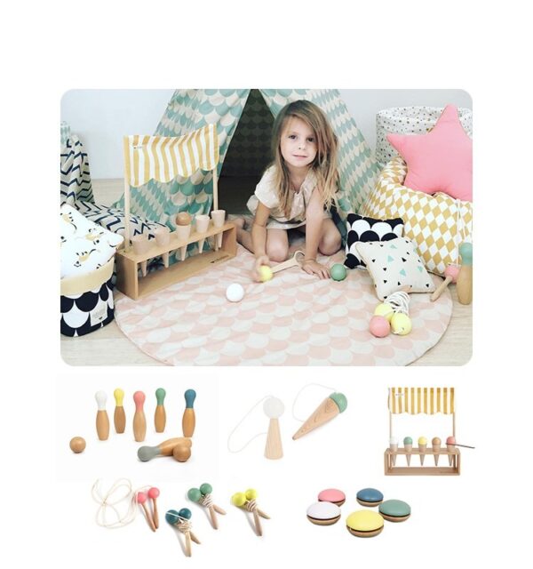 Bilbokate Children's Educational Beech Toys - Image 3