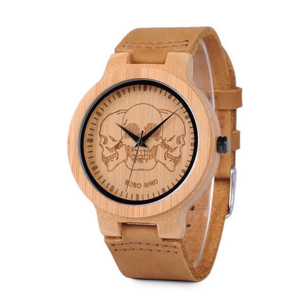 Literary Retro Watch Bamboo Watch - Image 6