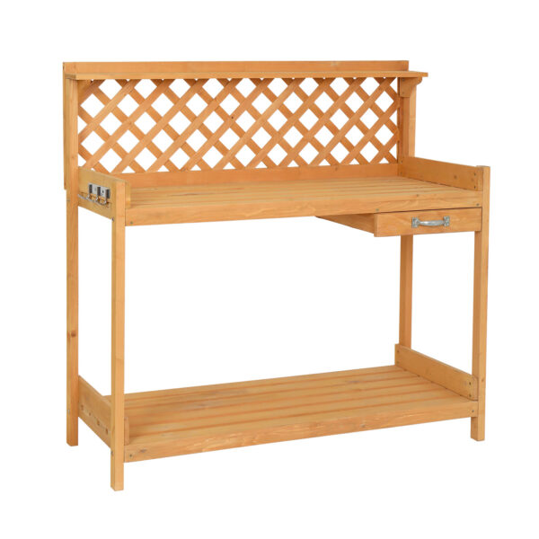 Garden Workbench With Drawer - Image 3
