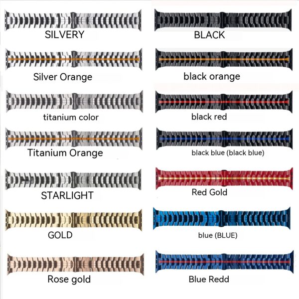 Stainless Steel Solid Steel Strap - Image 4