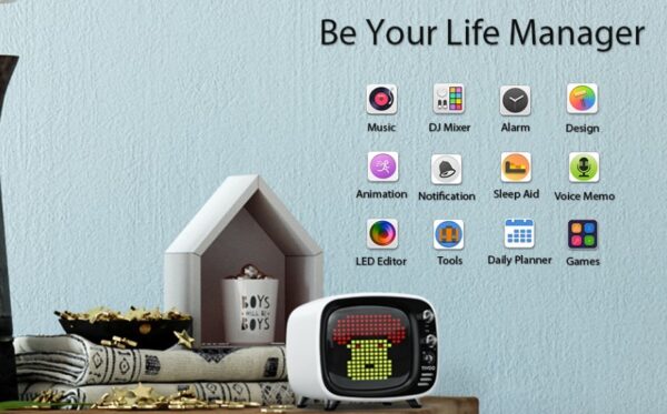 Unique portable smart bluetooth speaker & alarm clock - Image 4