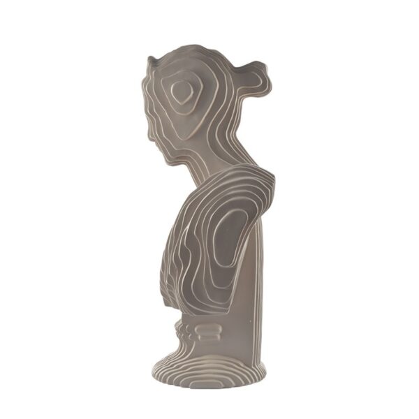 Modern Light Luxury Cut Female Character Art Sculpture Crafts Ornaments - Image 4