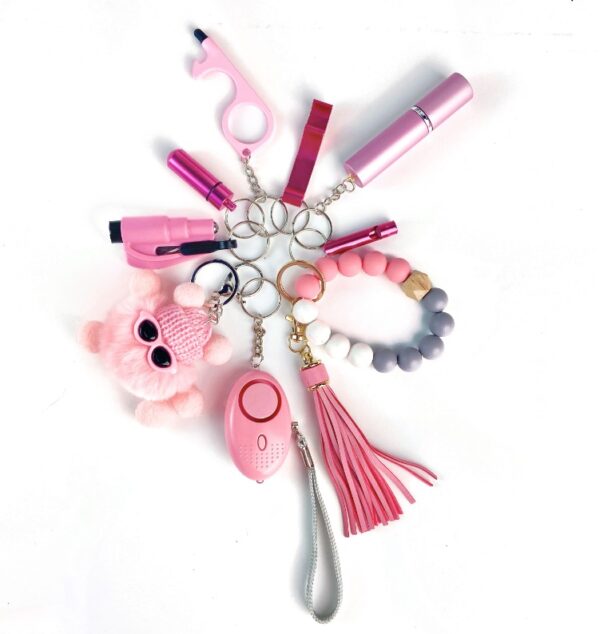 Ball Bead Bracelet Key Chain Perfume Bottle - Image 7