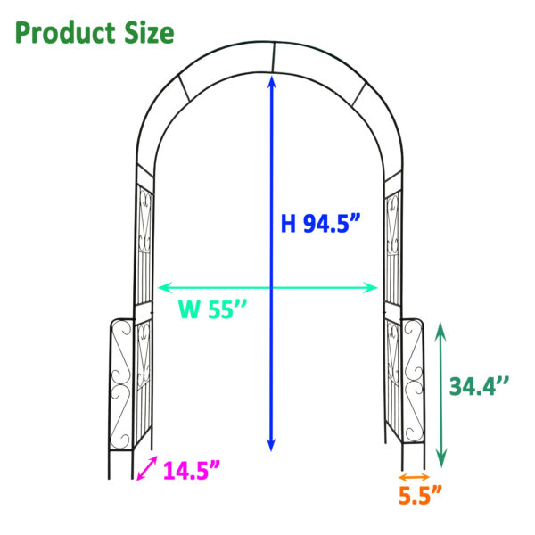 Metal Garden Arch - Image 6
