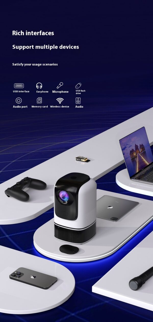 Projection Smart Phone Projection Screen Miniature Portable - Image 8
