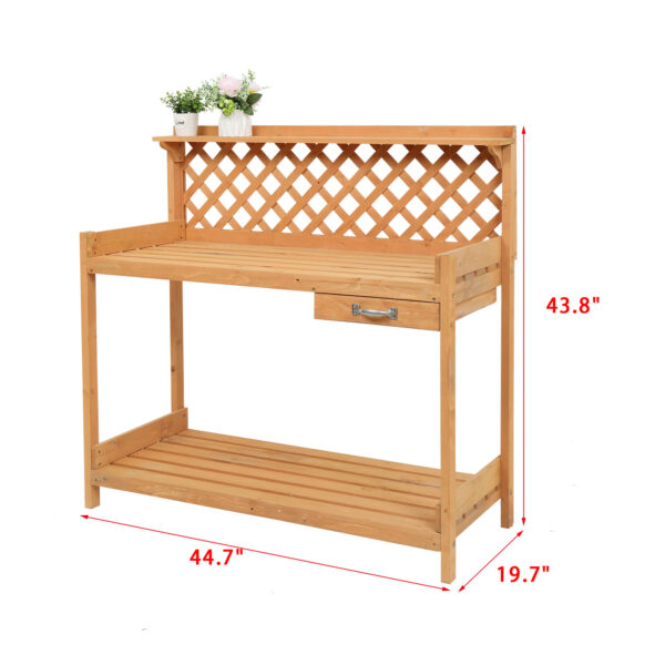 Garden Workbench With Drawer - Image 6