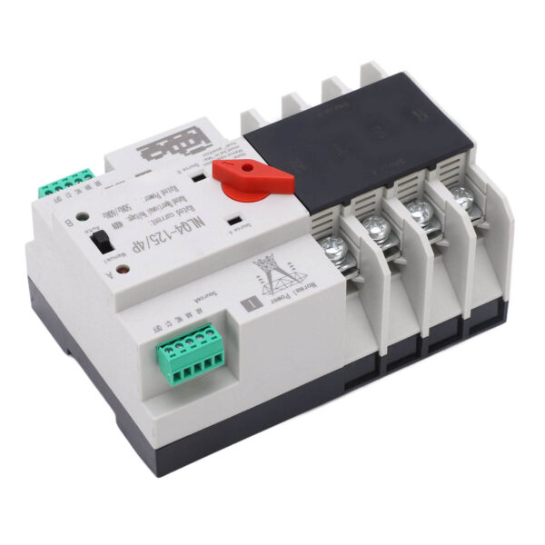 4P Dual Power Automatic Transfer Switch High Temperature Resistant Double Power Transfer Switch AC400V 100A - Image 5