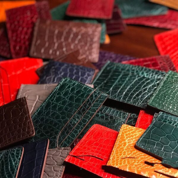 Crocodile Pattern Genuine Leather Fashionable Men's Multi Card Wallet - Image 5
