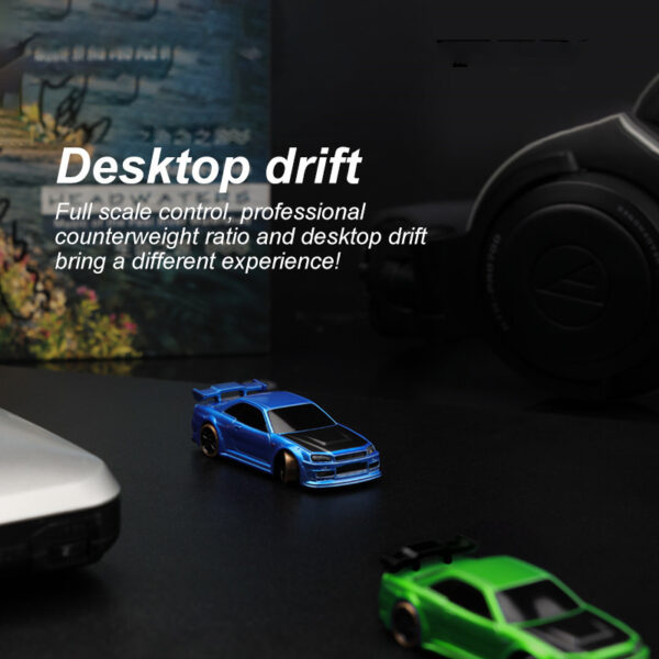 Turbo Racing 1vs76 C64 Drift RC Car With Gyro Radio Full Proportional Remote Control Toys RTR Kit For Kids And Adults - Image 2