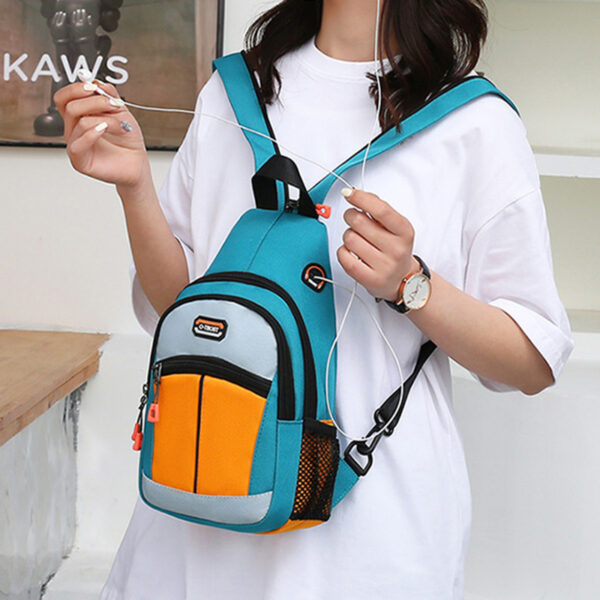 Women Sport Bags Multifunctional Backpack Shoulder Bags With USB Design - Image 3