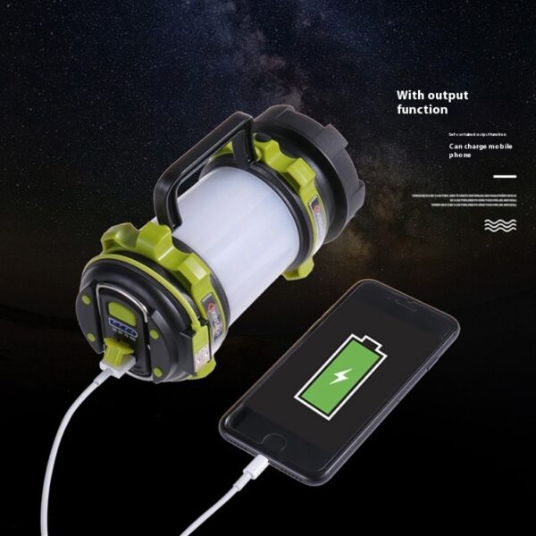 Portable LED Searchlight Outdoor Strong Light Charging Power Torch - Image 3
