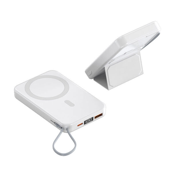 Magnetic Power Bank With Cable Bracket - Image 5
