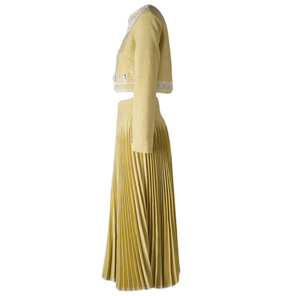 Spring New Single-breasted Niche High Sense Two-piece Embroidery Women - Image 2