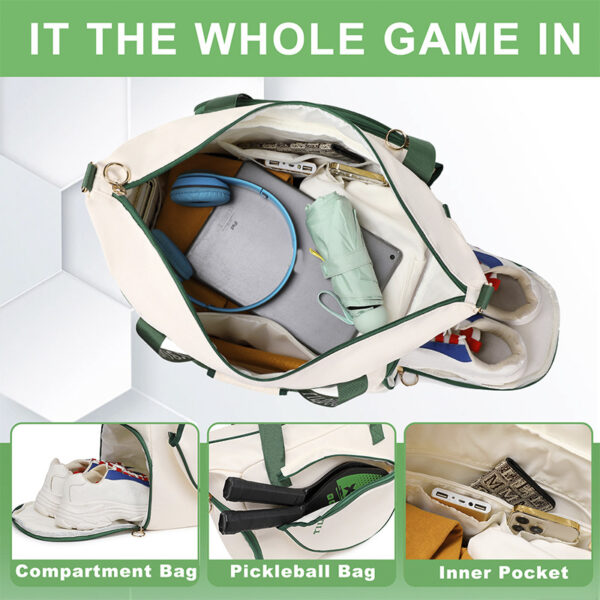 Composite Nylon Outdoor Sports Trend Multifunctional Portable Tennis Pack - Image 2
