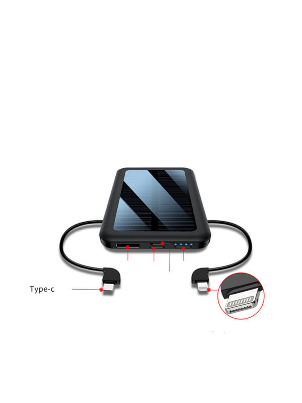 Ultra-thin Portable Large-capacity Solar Power Bank - Image 2