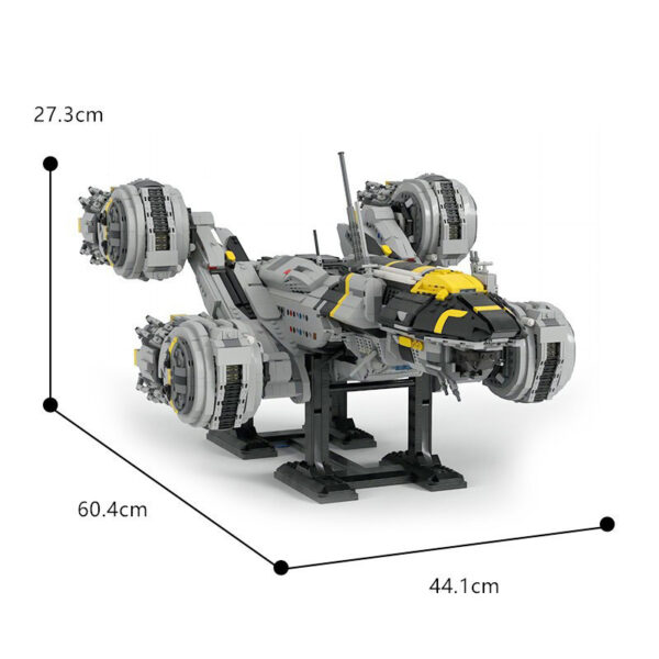 Assembled Building Blocks Large Spacecraft Model Ornaments - Image 5