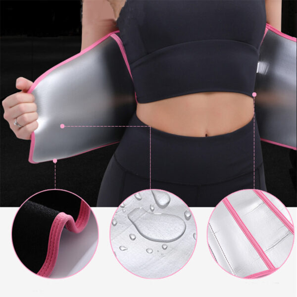 Waist Trainer For Women Back Support Band & Tummy Control Body Shaper Sweat Weight Loss Shapewear - Image 2